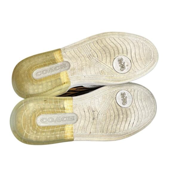 Womens Coach Citysole Court Sneaker Leopard White Size 6.5 - Picture 5 of 6